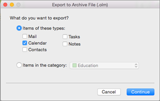 How to import .iaf files into outlook 2011 for mac
