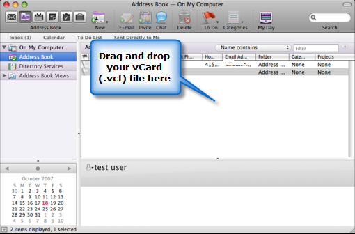 How to import .iaf files into outlook 2011 for mac